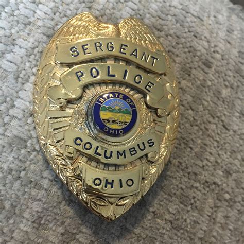 Collectors-Badges Auctions - Columbus Ohio Police Sergeant Badge