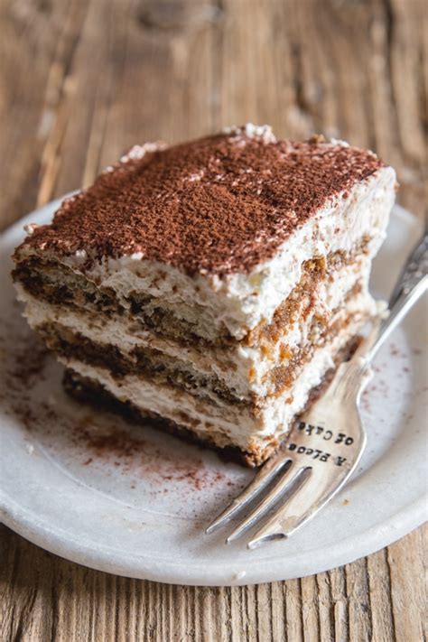 Homemade Classic Italian Tiramisu Layer Cake