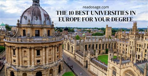 The 10 Best Universities in Europe for Your Degree – readosage