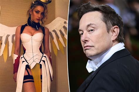 Elon Musk confirms ex-girlfriend Amber Heard dressed as Mercy from ‘Overwatch’ for ‘awesome ...