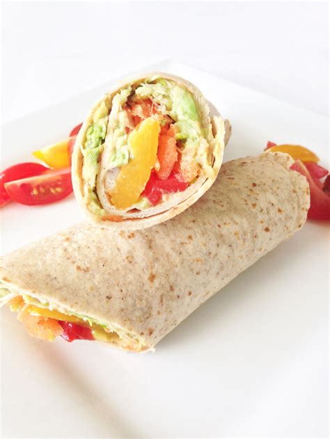 Healthy Veggie Wrap — The Skinny Fork