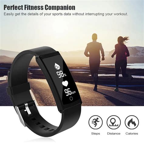 Blood Pressure Watch Smart Watch Sports Fitness Activity Heart Rate Tracker Multi function ...