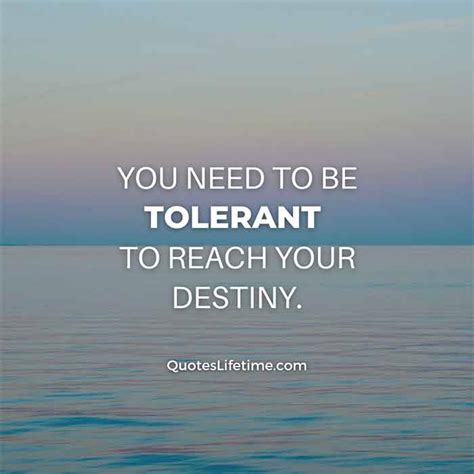 Tolerance Quotes