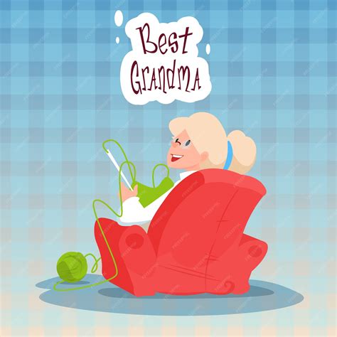 Premium Vector | Grandparents day greeting card