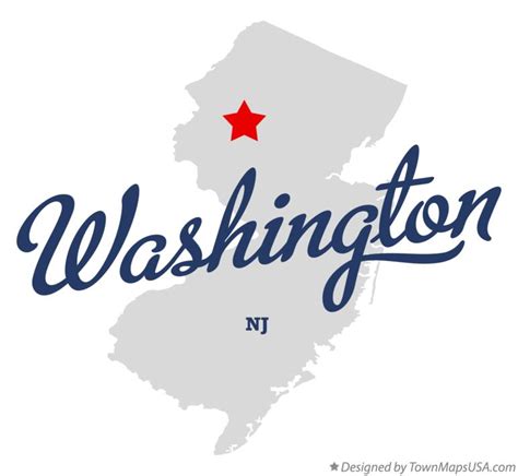 Map of Washington, Morris County, NJ, New Jersey