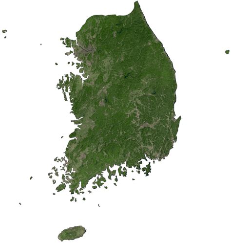 Map of South Korea