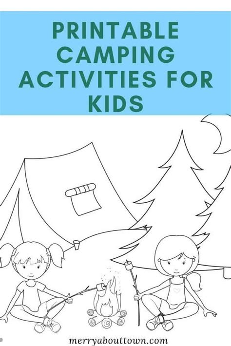 Printable Camping Activities for Kids | Camping activities for kids, Camping activities ...