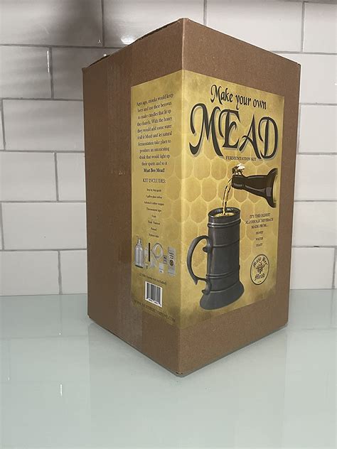 Mead Making Kit by Must Bee- 1 Gallon Reusable Fermentation Kit to Make ...