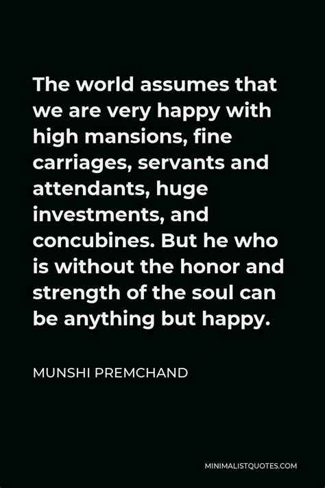 Munshi Premchand Quotes & Thoughts | Minimalist Quotes