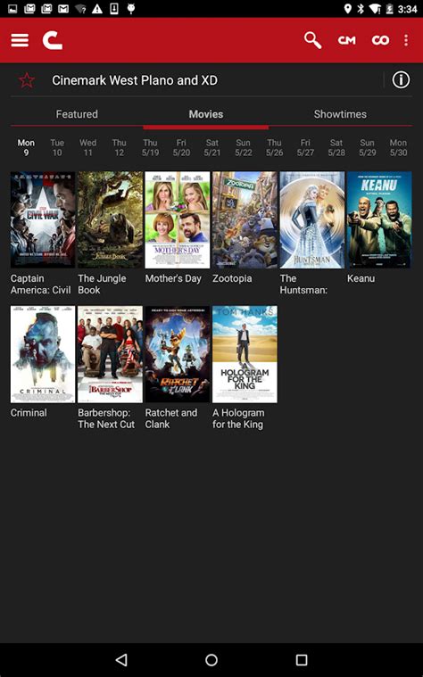 Cinemark Theatres - Android Apps on Google Play