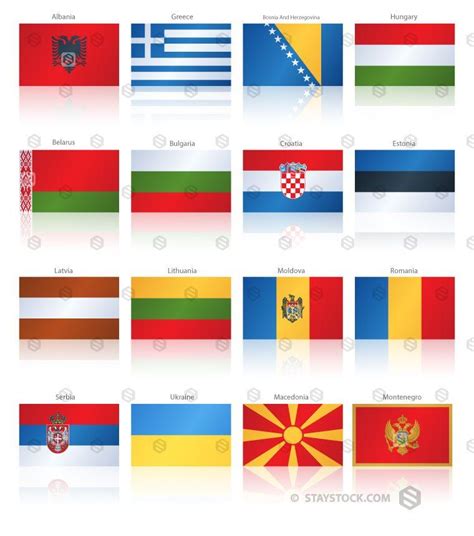 Popular Flat Flag Eastern Europe | Eastern europe, Popular flats, Macedonia