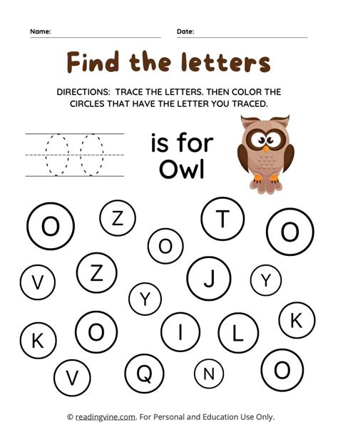 Letter O Worksheets for Preschool | Free, Printable