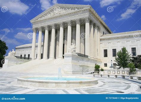 US Supreme Court in Washington, DC Stock Photo - Image of sightseeing ...