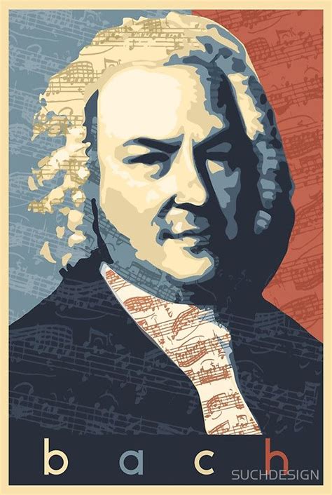 "Bach" Art Print for Sale by SUCHDESIGN | Musician art, Music art, Baroque art