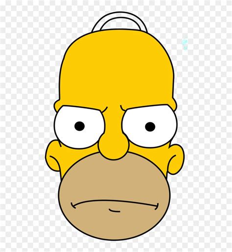 Download Homer Simpson Face Render Png By 8scorpion-d6mtcmo - Homer Face Png Clipart Png ...