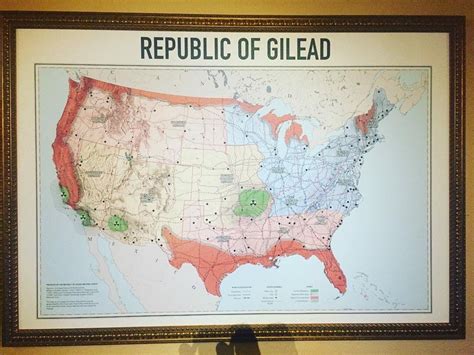 The Handmaid's Tale Map: Gilead, U.S. & Canada in Season 4