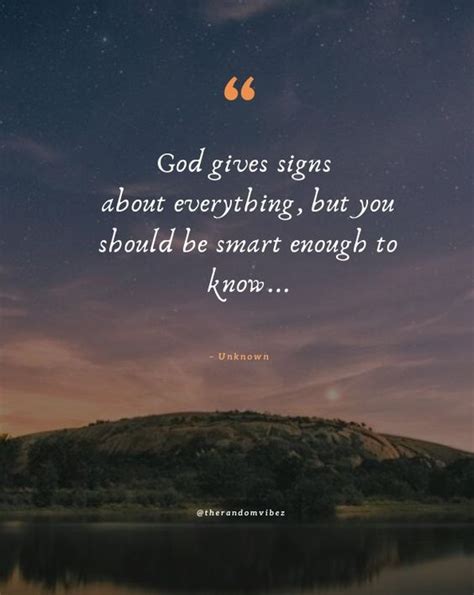 45 Signs From God Quotes To Give You Hope – The Random Vibez