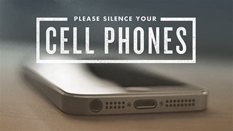 Please Silence Your Cell Phone - Ministry Pass