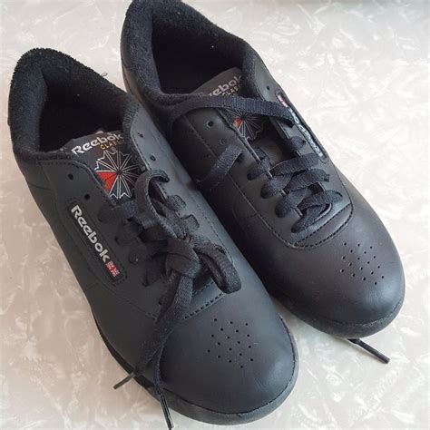 Reebok Black Classic Princess Womens Sneakers #2-7344 Lace-up Shoes Sz 6.5M New #Reebok # ...