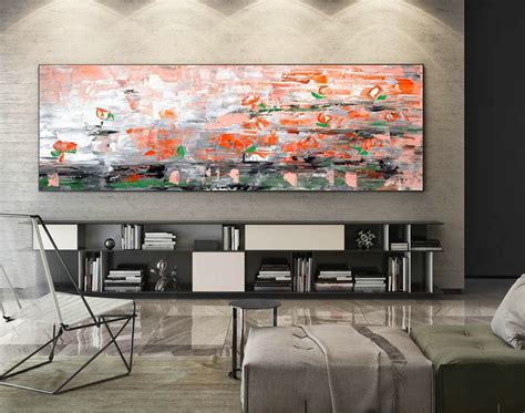 Large Canvas Art - Abstract Painting on Canvas, Contemporary Wall Art ...