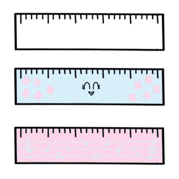 Ruler Digital Sticker, Digital Sticker, Icon, Ruler PNG Transparent ...