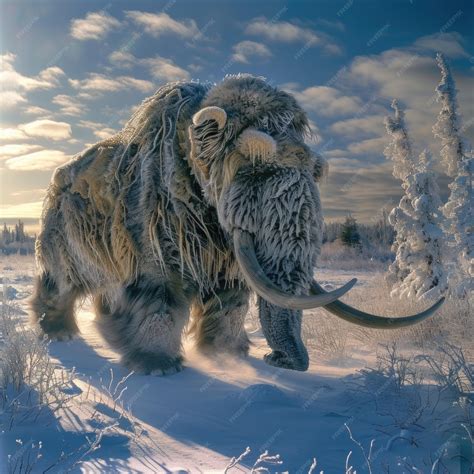 Premium Photo | Prehistoric mammoth an ancient giant of the ice age ...