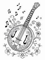 10  Free Printable Banjo Coloring Pages For Every Music Lover sketch template
