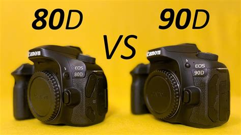 CANON 80D vs 90D | Testing all videospecs and features - YouTube