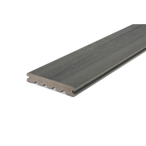 Armadillo EVOLUTION 1-in x 6-in x 12-ft Steel Wool Grooved Composite Deck Board in the Composite ...