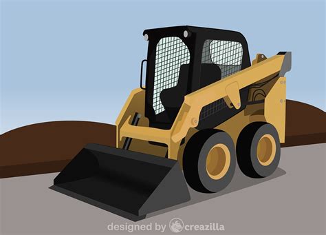 Skid Steer vector. Free download. | Creazilla