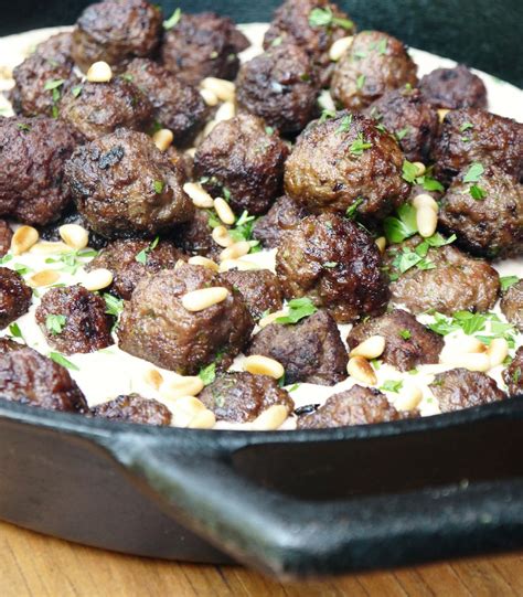 Bint Rhoda's Kitchen: Lamb Kefta Meatballs in Tahini Gravy