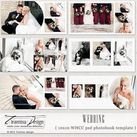 Wedding Album Template, Wedding Photobook Templates for Photoshop - Etsy