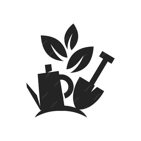 Premium Vector | Gardening logo template isolated brand identity icon abstract vector graphic