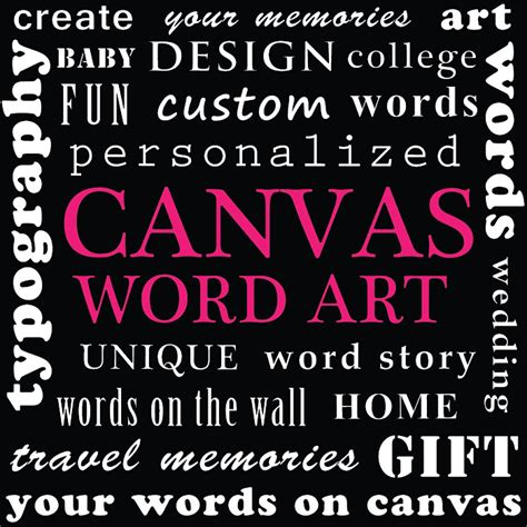 Canvas Word Art