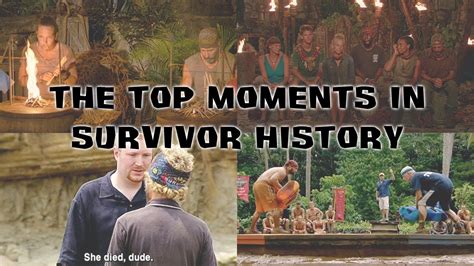 Ranking the Top-20 Moments in Survivor History - YouTube