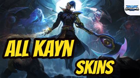 All Kayn Skins Spotlight League of Legends Skin Review - YouTube