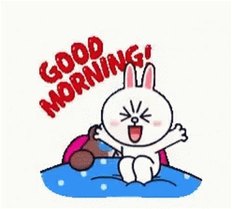 Good Morning Bunny GIF - GoodMorning Bunny Bear - Discover & Share GIFs