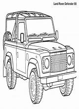 Coloring Pencil Land Rover Pages sketch template