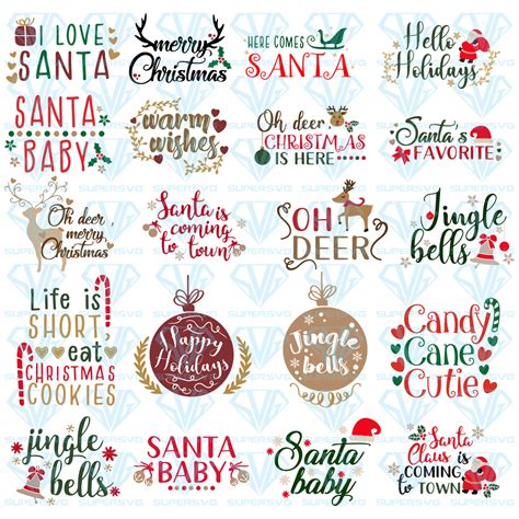 Christmas SVG Files Cricut