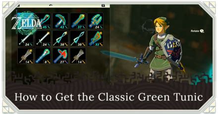 How to Get the Classic Green Tunic | Zelda: Tears of the Kingdom (TotK ...