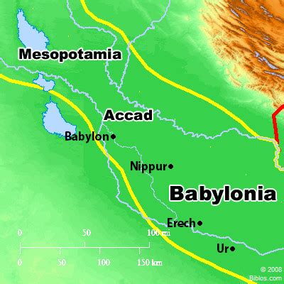 Bible Map: Accad