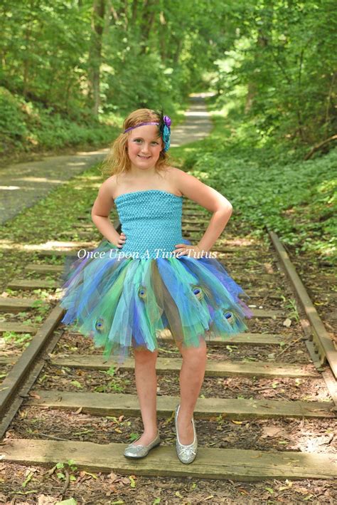 Peacock Dress Halloween Costume Kids Peacock Costume - Etsy