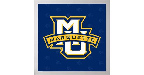 Marquette University Logo Watermark Poster | Zazzle