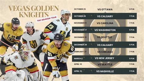 Vegas Golden Knights unveil 2024-2025 schedule