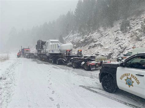 Storm leaves the Sierra Nevada blanketed in snow