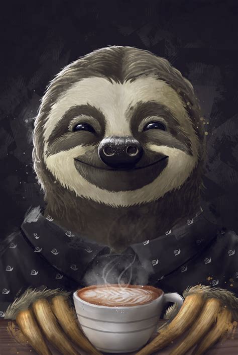 Sloth Smile – gallerypanda