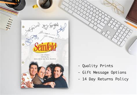 Seinfeld Script Screenplay of TV Series 1x01 Pilot Signed - Etsy