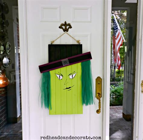 Wicked Witch Door Hanger - Redhead Can Decorate