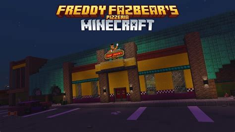 [FNAF 1] Freddy Fazbear Pizza Minecraft bedrock map - YouTube