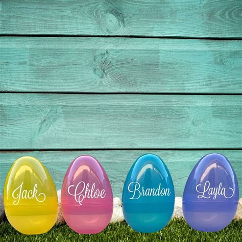 Personalized Easter Eggs, Jumbo Easter Egg, Fillable Easter Eggs ...